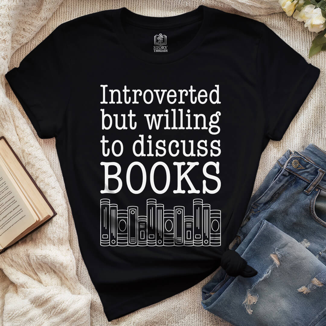 Introverted Book Lover T-shirt
