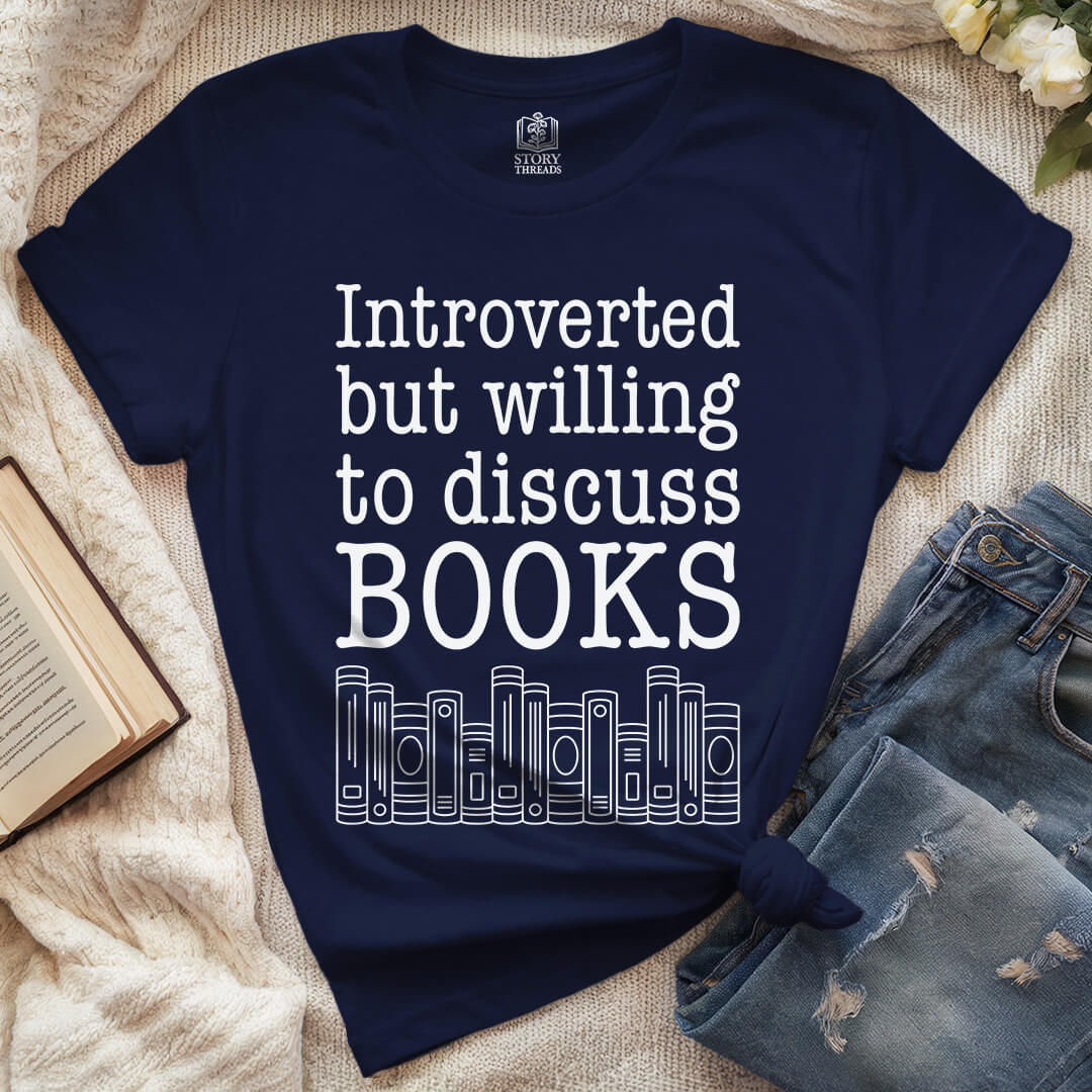 Introverted Book Lover T-shirt