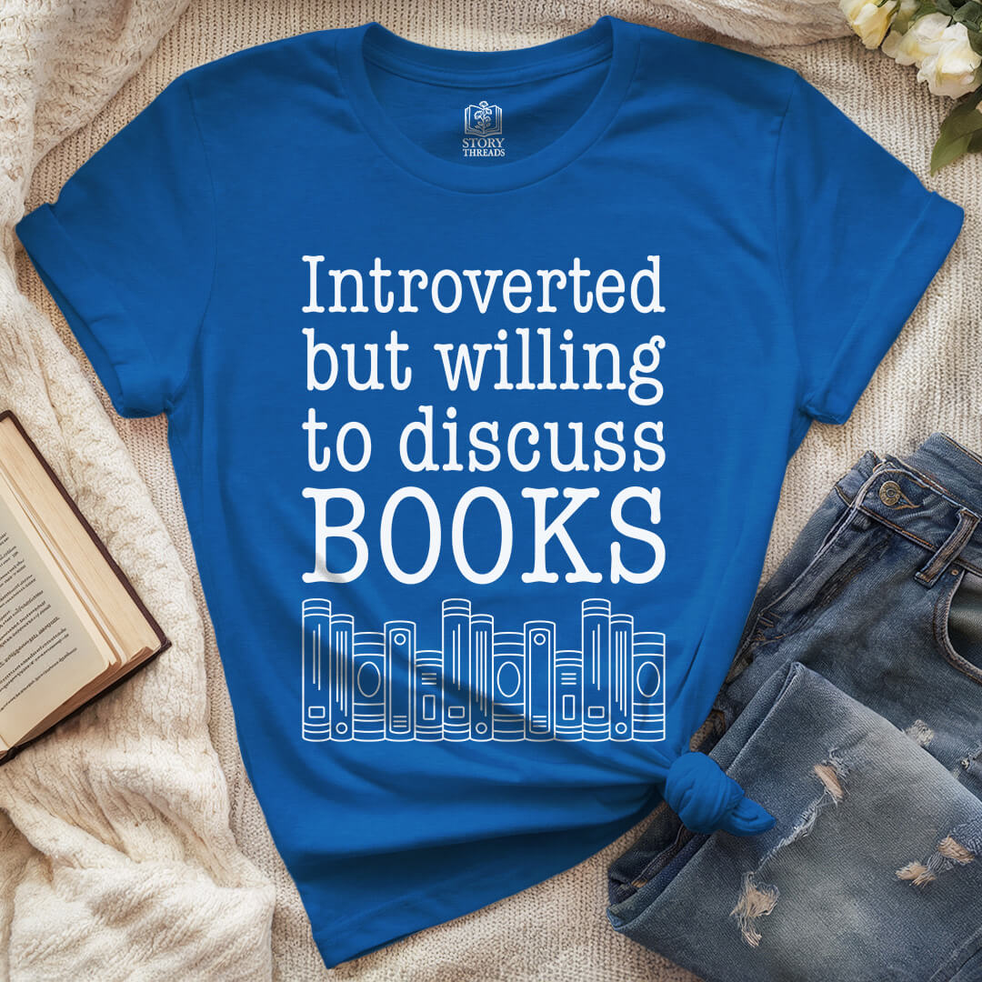 Introverted Book Lover T-shirt