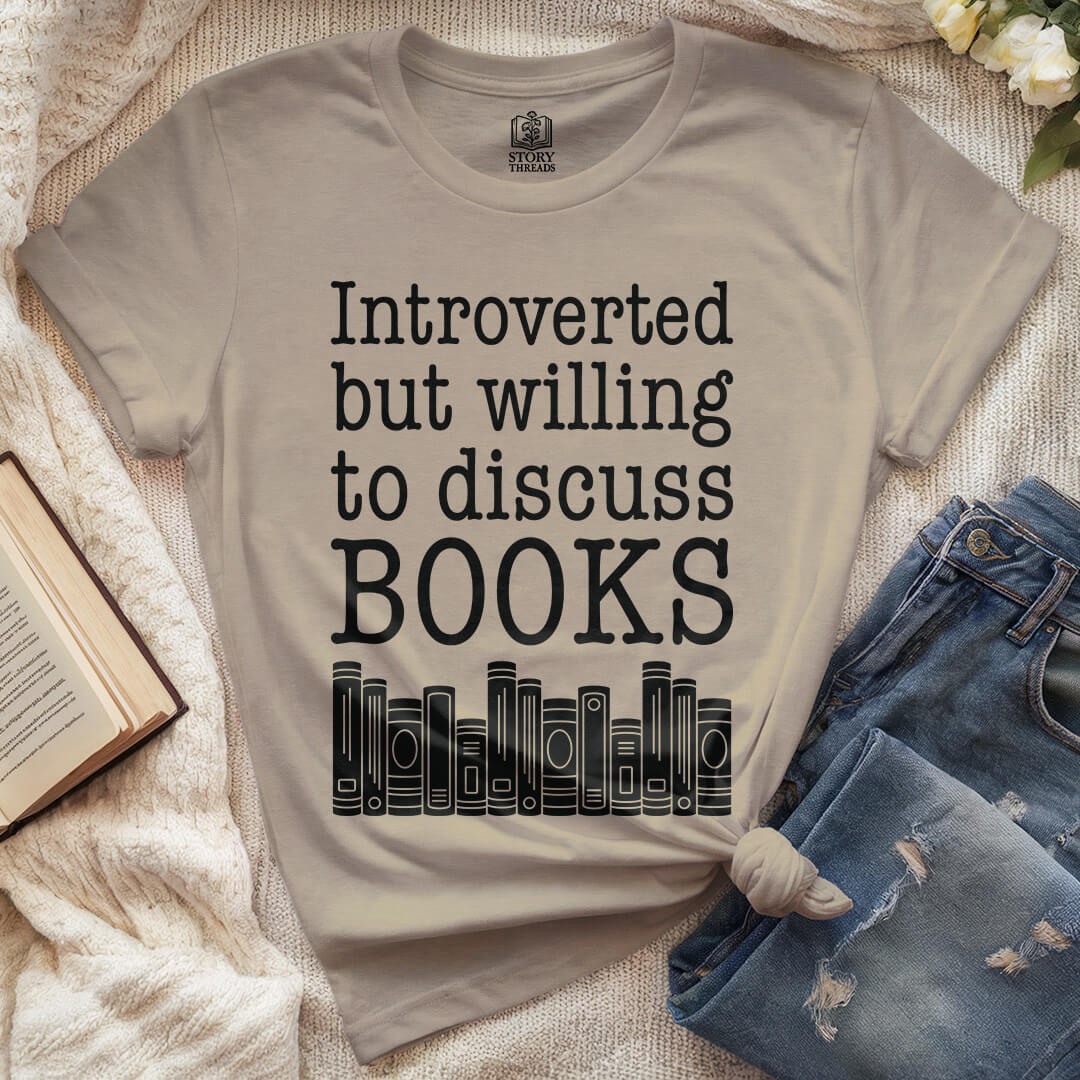 Introverted Book Lover T-shirt