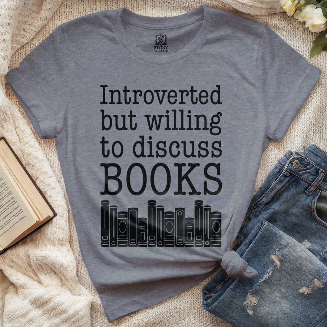 Introverted Book Lover T-shirt