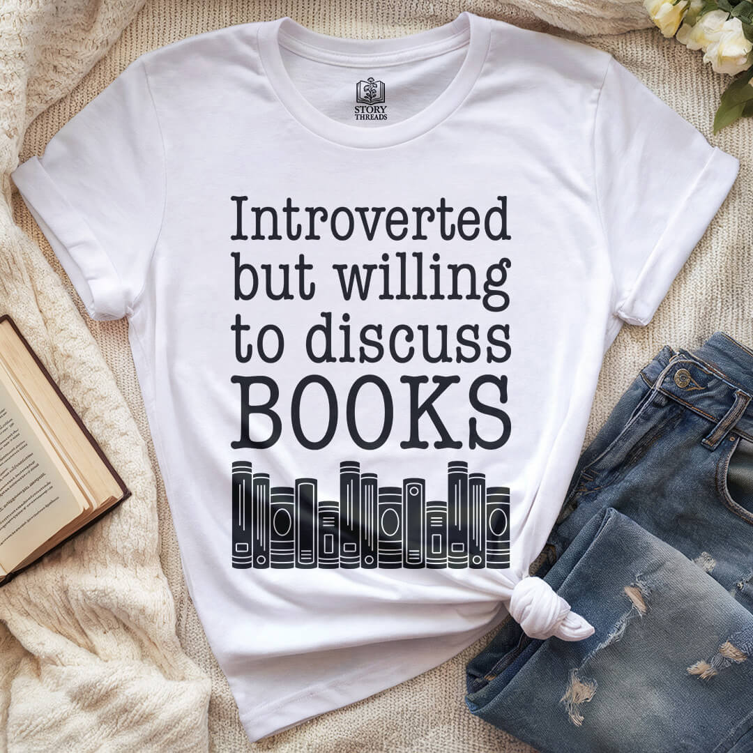 Introverted Book Lover T-shirt