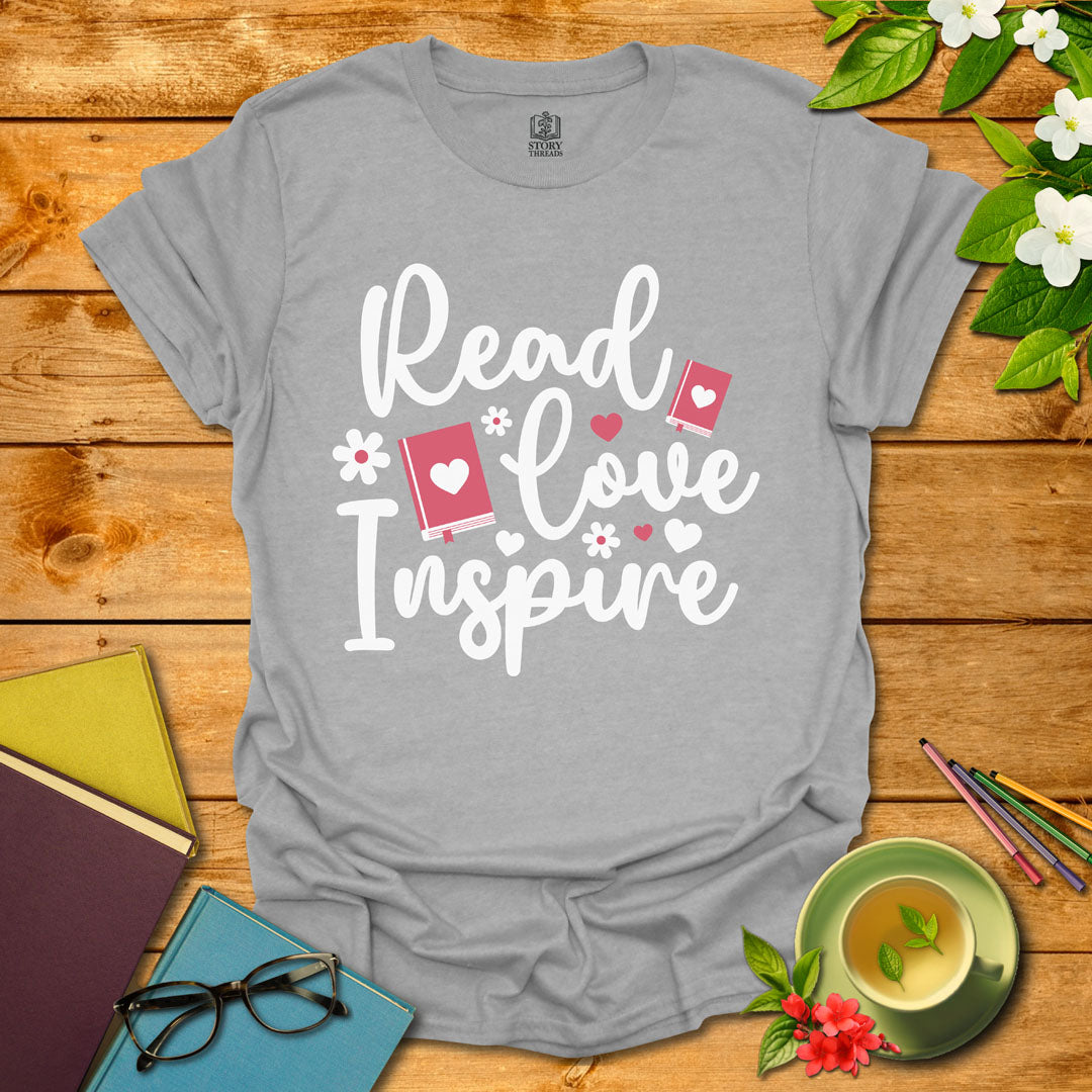 Read Love Inspire T-shirt