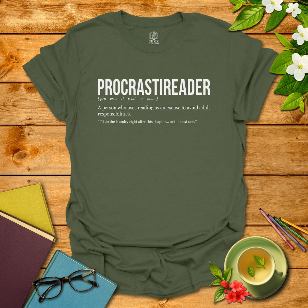 Procrastireader T-shirt