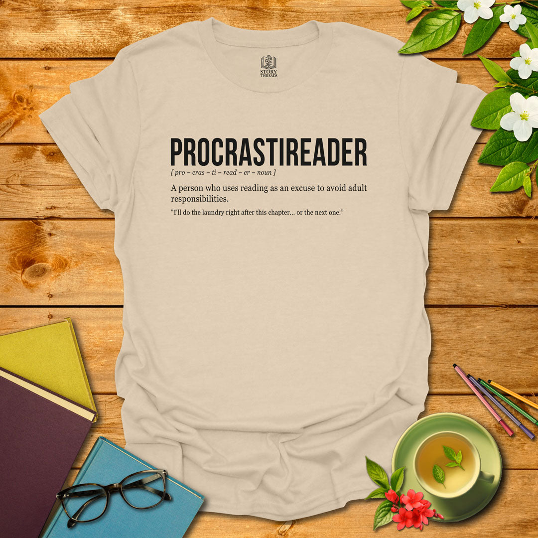 Procrastireader T-shirt