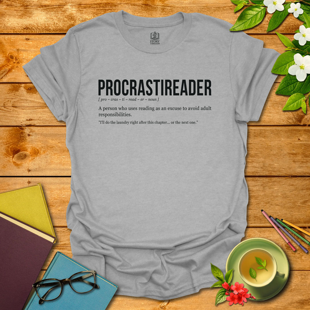 Procrastireader T-shirt